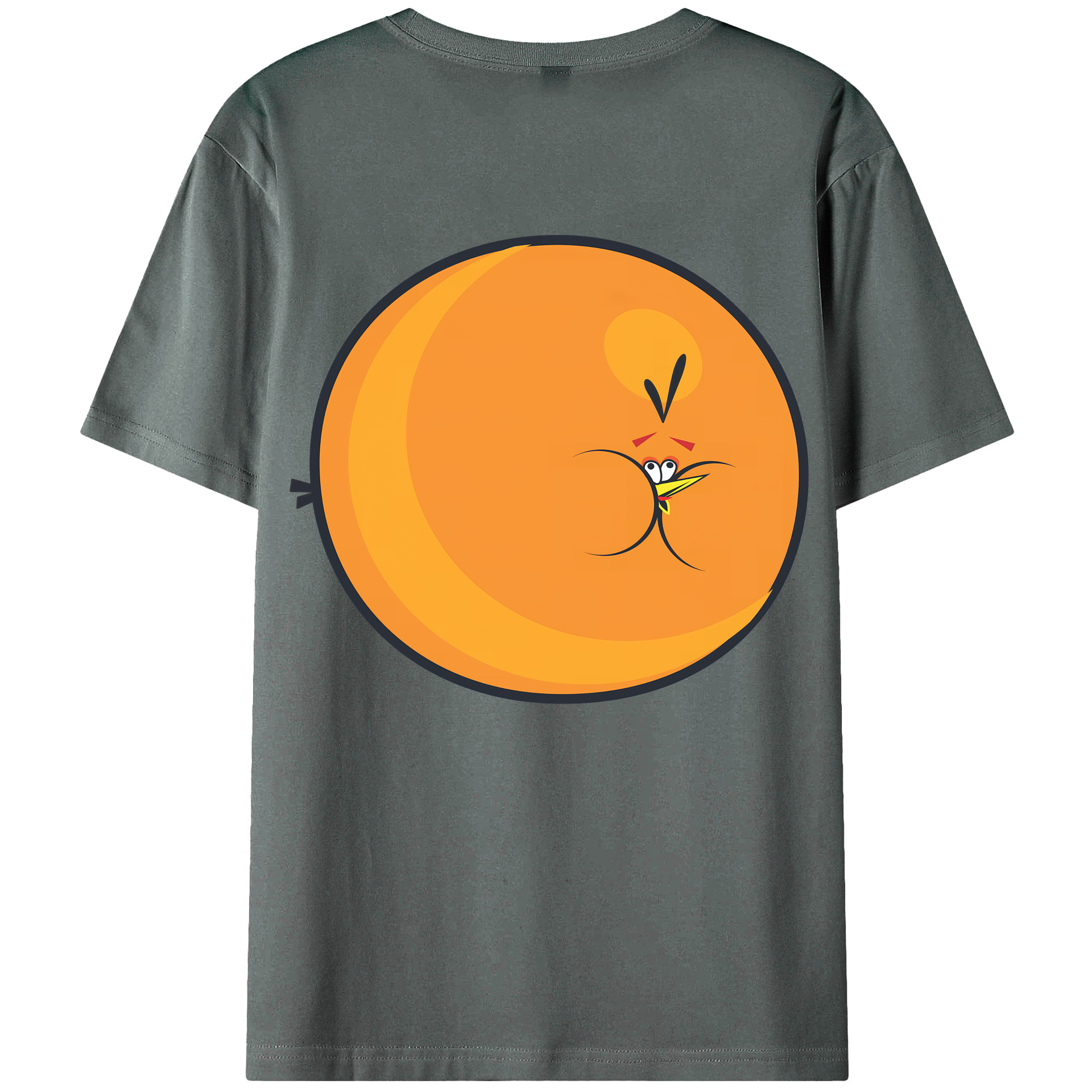 （画像用） Angry Birds アングリーバード 綿100％半袖Tシャツ（背面プリント）